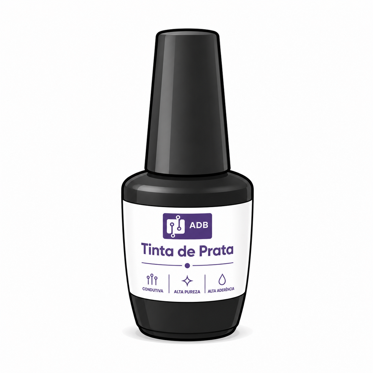 Tinta condutiva de prata ADB Sensores, frasco 15 g